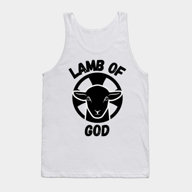 Lamb Of God Tank Top by Claudia Williams Apparel